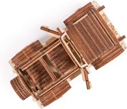 ماکت جیپ چوبی مدل TH_23574