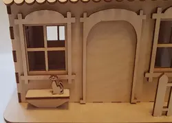 ماکت کلبه چوبی مدل TH_73927