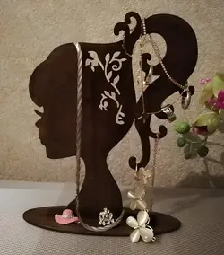 استند زیورآلات طرح دختر مدل TH_69945