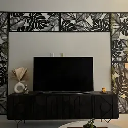 تابلو سه تکه برگ مانسترا مدل TH_42816