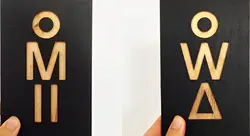 پلاک WC مدل TH_79378