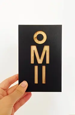 پلاک WC مدل TH_79378