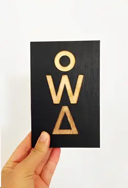 پلاک WC مدل TH_79378