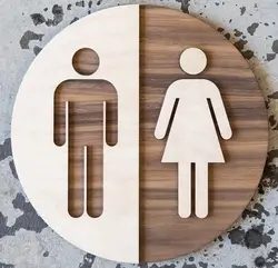 تابلو پلاک سرویس بهداشتی مدل TH_76777