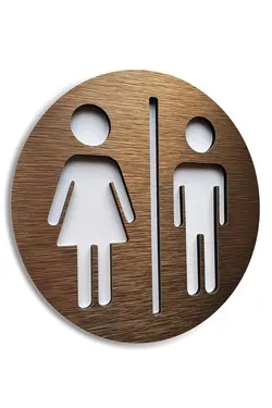 پلاک WC مدل TH_14924