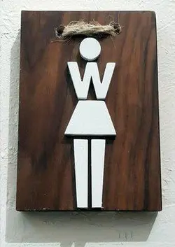 تابلو WC مدل TH_98129