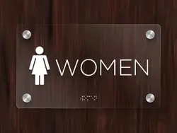تابلو WC زنانه مدل TH_83168