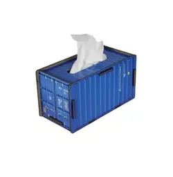 جعبه دستمال کاغذی طرح کانتینر TH_49515