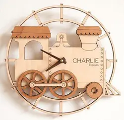 ساعت دیواری قطار مدل TH_12538