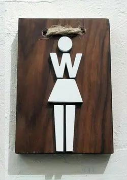 تابلو WC مدل TH_34879