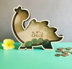 قلک چوبی طرح دایناسور