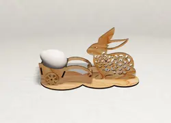 نگهدارنده تخم مرغ عید با طرح خرگوش