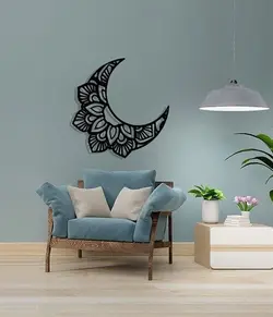 دیوار کوب طرح ماه