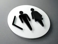 تابلو نشانگر سرویس بهداشتی مدل TH_34353