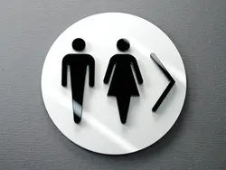 تابلو نشانگر سرویس بهداشتی مدل TH_34353