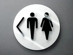 تابلو نشانگر سرویس بهداشتی مدل TH_34353