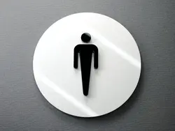 تابلو نشانگر سرویس بهداشتی مدل TH_34353