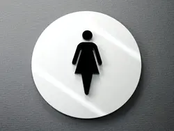 تابلو نشانگر سرویس بهداشتی مدل TH_34353