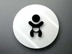 تابلو نشانگر سرویس بهداشتی مدل TH_34353