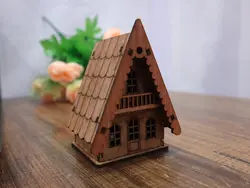 ماکت کلبه سوئیسی چوبی مدل TH_65936