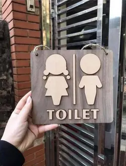 تابلو نشانگر سرویس بهداشتی مدل TH_72788