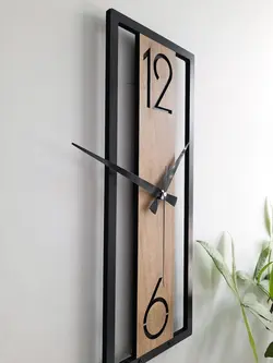 ساعت دیواری مینیمال مستطیل مدل TH_76131