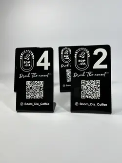 استند شماره میز و QR CODE مدل TH_22959