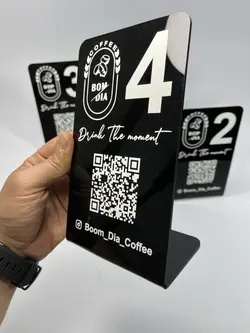استند شماره میز و QR CODE مدل TH_22959