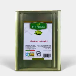 زیتون خوراکی بی‌هسته حلب 17 کیلویی هردنی