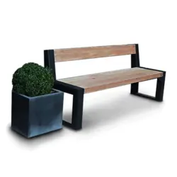 نیمکت پارکی چوبی مدل رستا