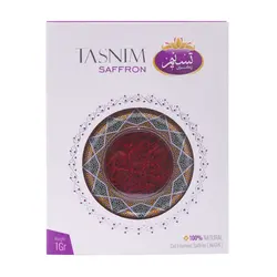 زعفران نگین تسنیم طرح نفیس – 1 گرم