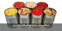دانلود طرح توجیهی تولید قوطی کنسرو | تسکوشاپ