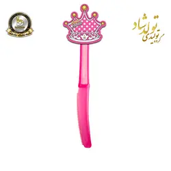 چاقو تولد تم خالدار صورتی