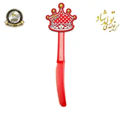چاقو تولد تم خالدار قرمز