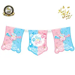 ریسه ی پرچم تم تعیین جنسیت