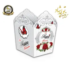 ظرف پاپ کرن تم فلاورز