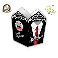 ظرف پاپ کرن تم کروات