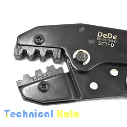 ابزار پرس وایرشو تکی و دوبل از سایز ۰.۵ تا ۶ DeDe (مدل SCT-D)