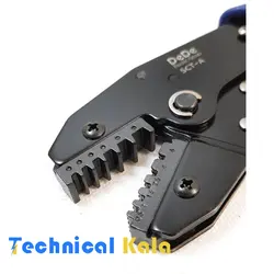 ابزار پرس وایرشو تکی و دوبل از سایز ۰/۵ تا ۶  DeDe (مدل SCT-A)