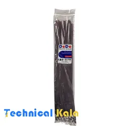 بست کمربندی استیل، گرید ۳۱۶، روکشدار، عرض ۷.۹ میلیمتر، طول ۵۰۰ میلیمتر  DeDe مدل (۳۱۶SSC79500)