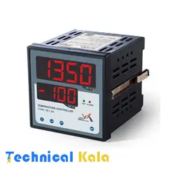 ترموستات (°1350+ .. °100-) جهت سنسور K دو رله ای 96*96 برنا الکترونیک مدل (TK1-2A)