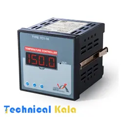ترموستات (°150 .. °50-) جهت سنسور PT100 تک رله ای 96*96برنا الکترونیک مدل (TC1-1A)