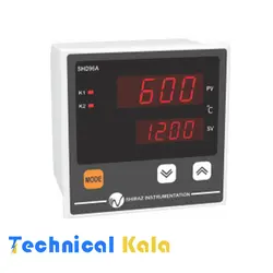ترموستات شیراز  دو نمایشگر 0 تا 1200 درجه (مدل SHD96A)