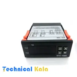 ترموستات ماکرو (°99+ .. °50-) JBH مدل (STC-1000)