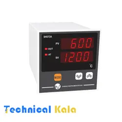 ترموستات شیراز دو نمایشگر 0 تا 600 درجه(مدل SHD72A)
