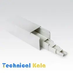 داکت خانگی بدون شیار سایز 40*40 رعد (مدل HWD 40*40)