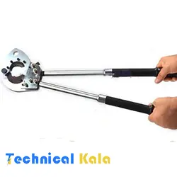 قیچی نیمه اتوماتیک جهت برش کابل های آرمور دار با عملکرد چرخ دنده ای (جغجقه ای) DeDe (مدل RUT800)