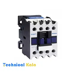کنتاکتور 12 آمپر بابوبین220V چینت (مدل NC1-1210)