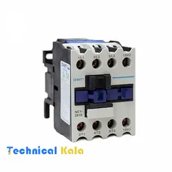 کنتاکتور 32 آمپر بابوبین220V چینت (مدل NC1-3210)
