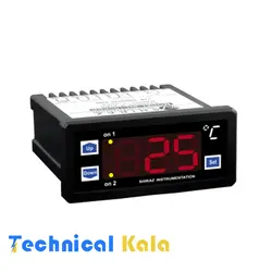 کنترل کننده دما شیراز 72*36 (مدل SH105-KRR)